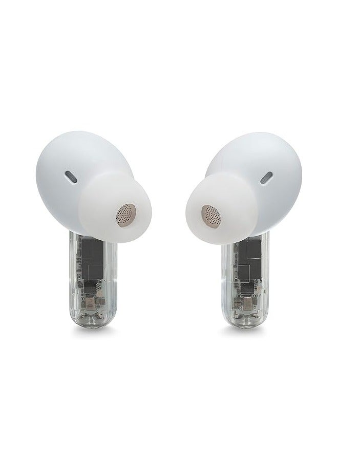 جي بي إل Tune Beam 2 True Wireless Noise Cancelling Earbuds Ghost White  - Image 4