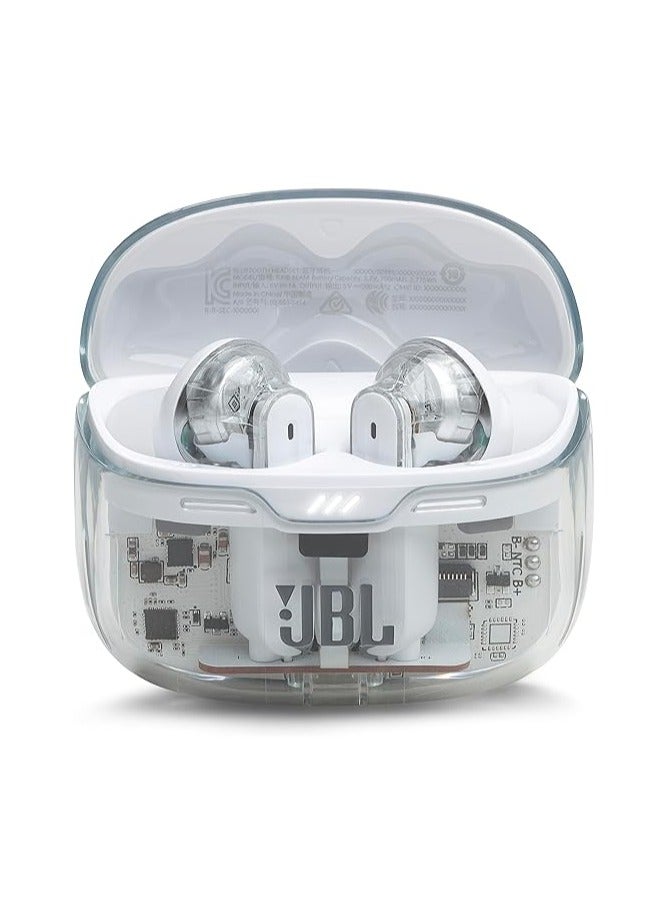 جي بي إل Tune Beam 2 True Wireless Noise Cancelling Earbuds Ghost White  - Image 3