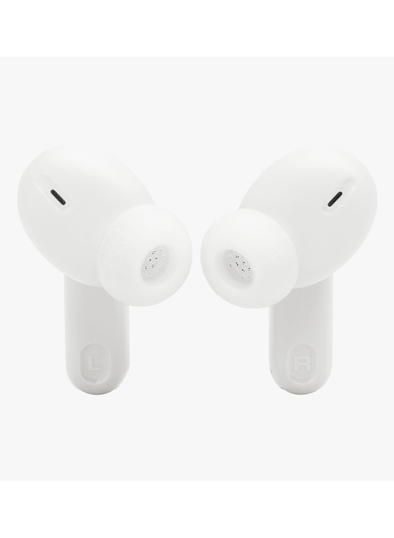 JBL Tune Beam 2 True Wireless Noise Cancelling Earbuds White  - Image 2