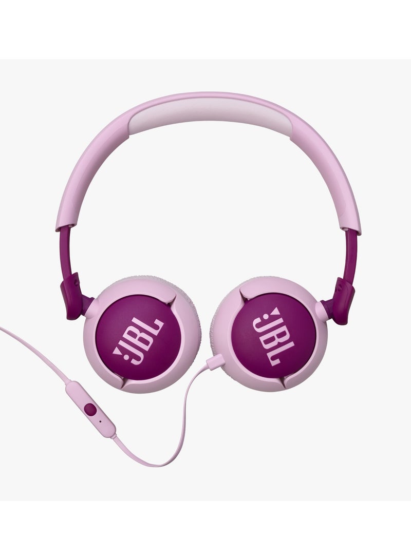JBL Junior 320 Kid's Headphones Pink  - Image 1