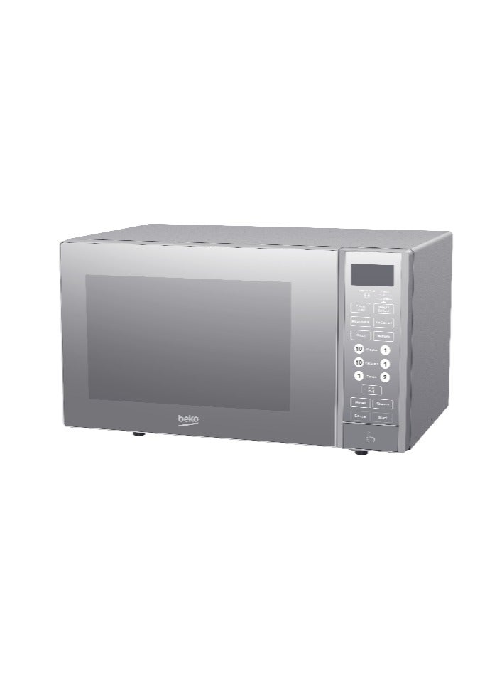 Beko Microwave with grill 23L Digital control 900-Watt -1000-Watt grill 6 power levels, 2 multistage cooking MGF23330S 23 L 1000 W MGF23330S silver 