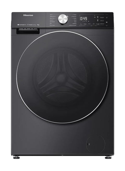 12/8 Kg Front Loading Fully Automatic Washing Machine, Digital Display, Inverter - WD5S1245BB Black
