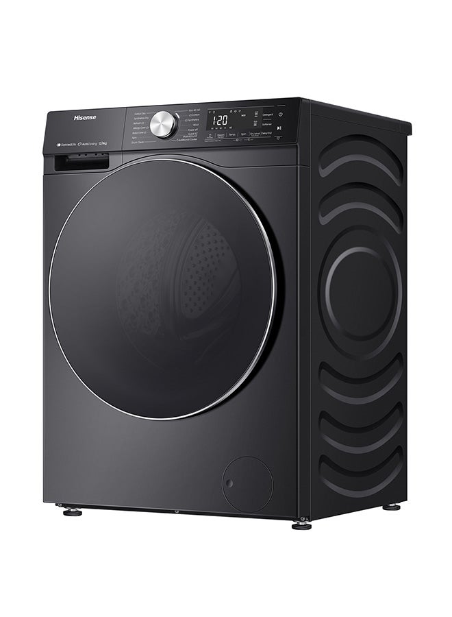 Hisense 12/8 Kg Front Loading Fully Automatic Washing Machine, Digital Display, Inverter - WD5S1245BB Black - Image 5