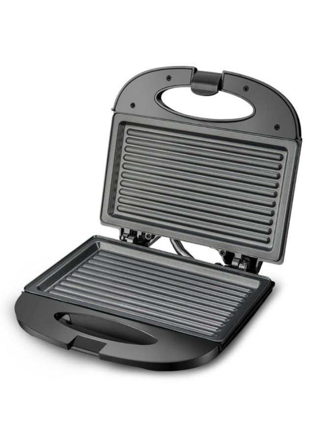 Impex Sandwich Maker 2 Slice, Non Stick Coated Plates, Power & Ready Indicator Light, Cool Touch Handle, Skid Resistant Feet, Compact Design with 218x127mm Plate Size 750 W SW 3601 Black - Image 2