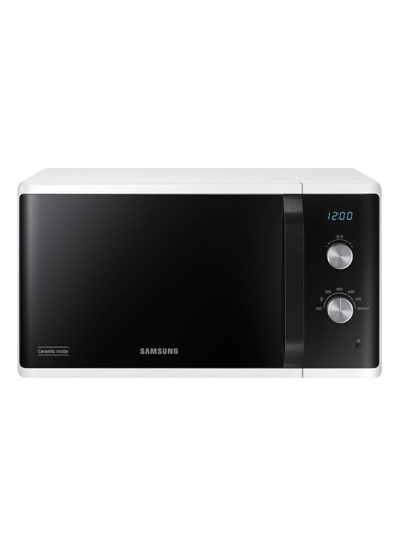 سامسونج Microwave oven 23 L, Dual Dial, LED Display, White 800 Watt MS23K3614AW/GY 23 L 1150 W MS23K3614AW/GY white 