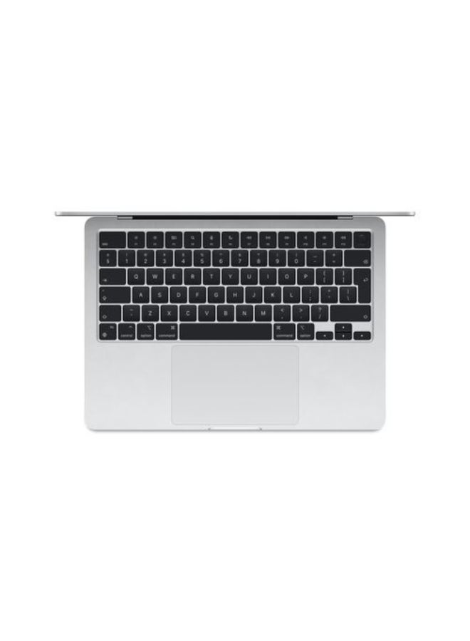 أبل - MacBook Air MC8N4 Laptop With 13.6-Inch Display, M3 chip 8-core CPU and 10-core GPU Processor/24GB RAM/512GB SSD/macOS English/Arabic Silver - Image 1