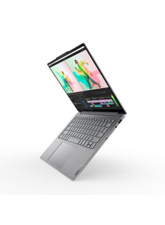 Lenovo Lenovo Yoga Laptop With 14.5-Inch Display, Core Ultra 7 155H Processor/16GB RAM/1TB SSD/6GB NVIDIA GeForce RTX 4050 Graphics/Windows 11 English/Arabic Luna Grey  - Image 4