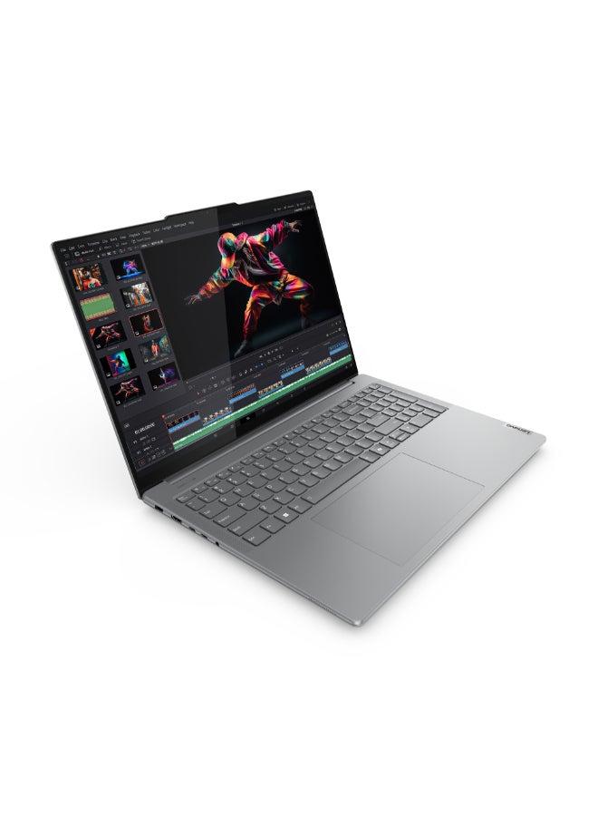لينوفو - Yoga Pro 9 Laptop With 16-Inch Display, Core Ultra 9 185H Processor/32GB RAM/1TB SSD/8GB NVIDIA GeForce RTX 4060 Graphics/Windows 11 English/Arabic Luna Grey - Image 1