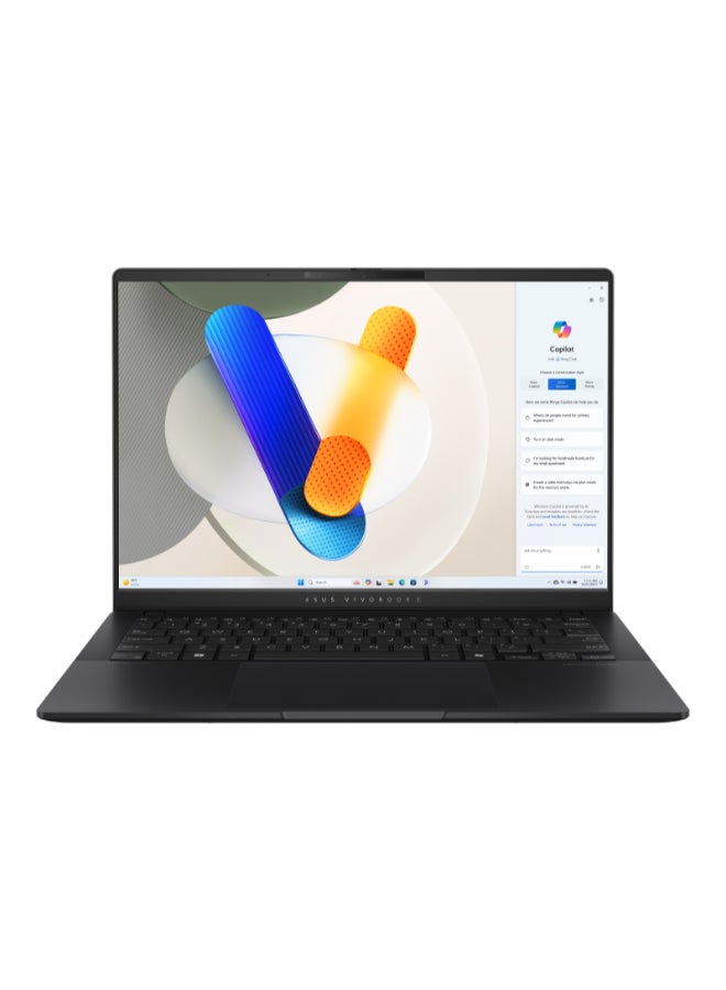 ASUS - Vivobook S14 Laptop With 14-Inch Display, Core Ultra 7 155U Processor/32GB RAM/1TB SSD/Intel Arc Graphics/Windows 11 English/Arabic Neutral Black - Image 1