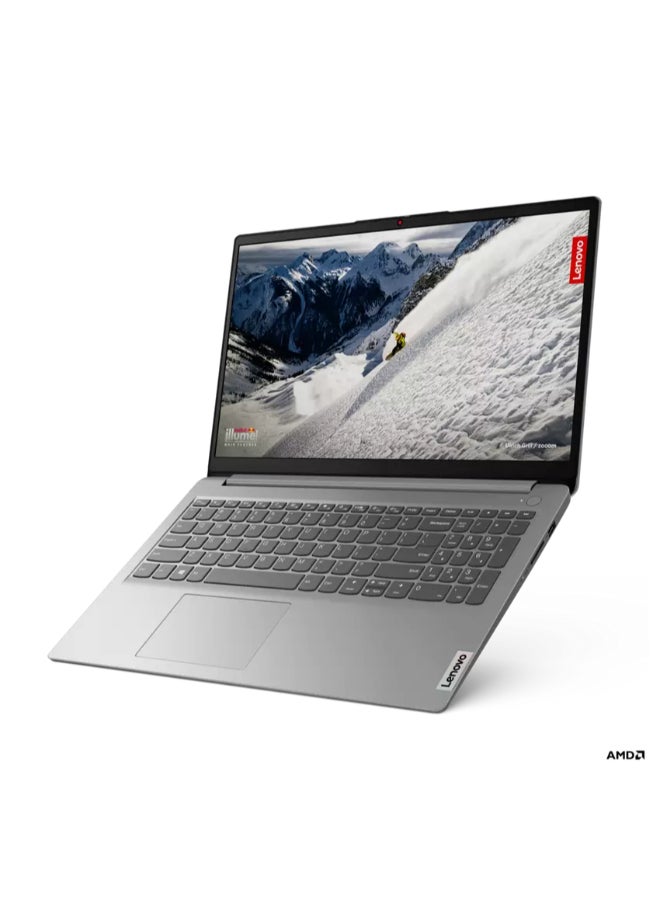 Lenovo - IdeaPad 1 Laptop With 15.6-Inch Display, Ryzen 3 7320U Processor/4GB RAM/256GB SSD/AMD Radeon Graphics/Windows 11 English/Arabic Artic Grey - Image 1