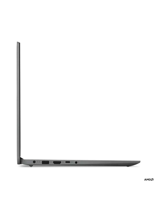Lenovo - IdeaPad 1 Laptop With 15.6-Inch Display, Ryzen 3 7320U Processor/4GB RAM/256GB SSD/AMD Radeon Graphics/Windows 11 English/Arabic Artic Grey - Image 1