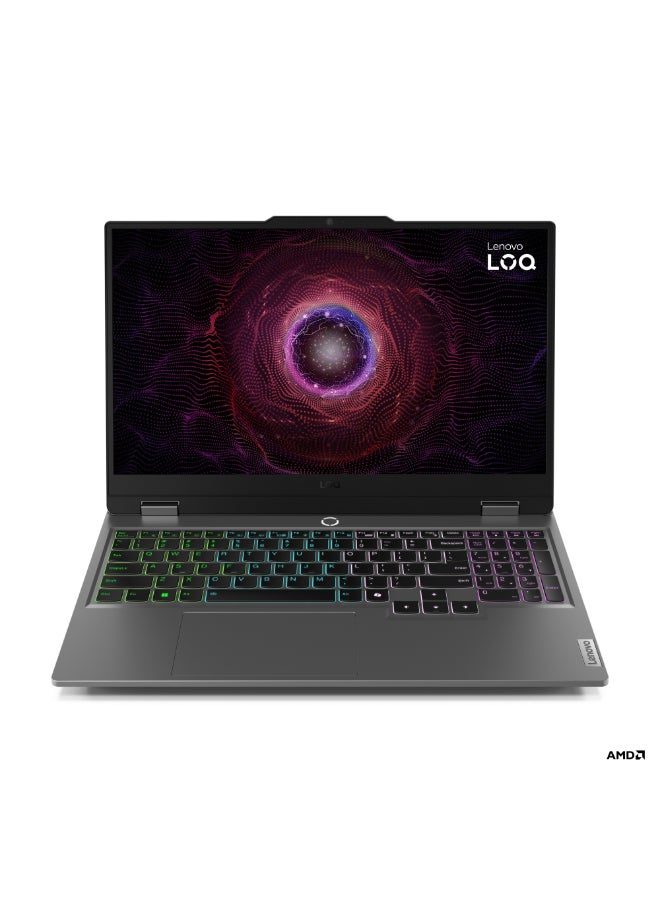 LOQ Laptop With 15.6-Inch Display, Ryzen 7 7435HS Processor/24GB RAM/1TB SSD/8GB NVIDIA GeForce RTX 4060 Graphics/Windows 11 English/Arabic Luna Grey - pnsku/N70126838V/45/_/1730809770/fab9905f-0006-4895-abfa-ce7772e57845