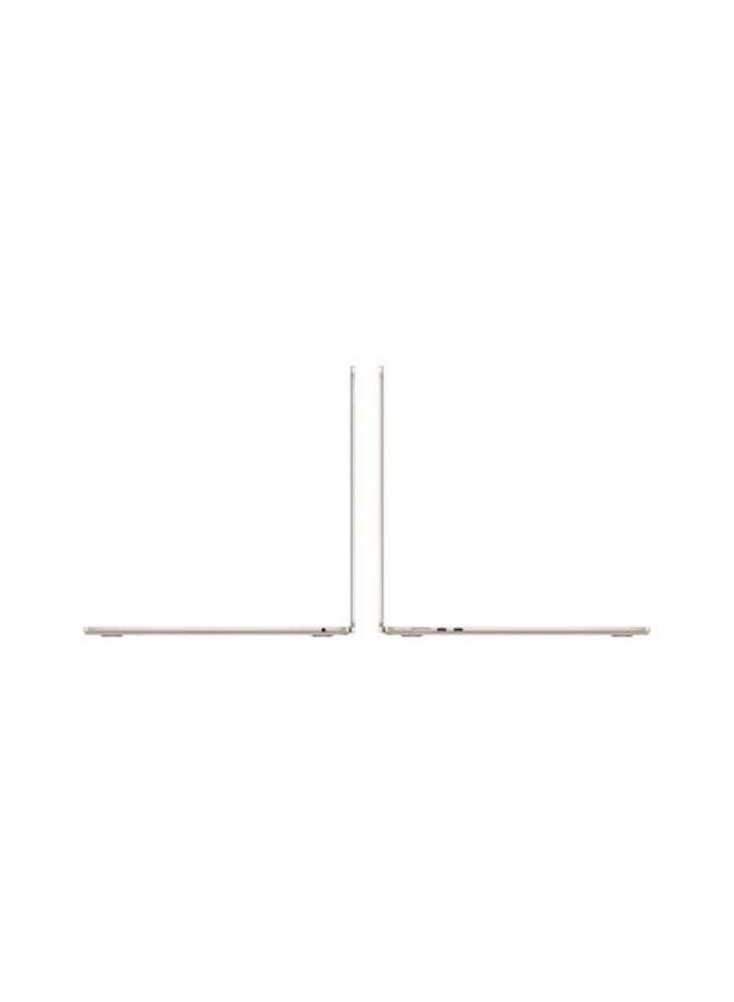 Apple - MacBook Air MC9F4 Laptop With 15.3-Inch Display, M3 chip 8-core CPU and 10-core GPU Processor/16GB RAM/256GB SSD/macOS English/Arabic Starlight - Image 1