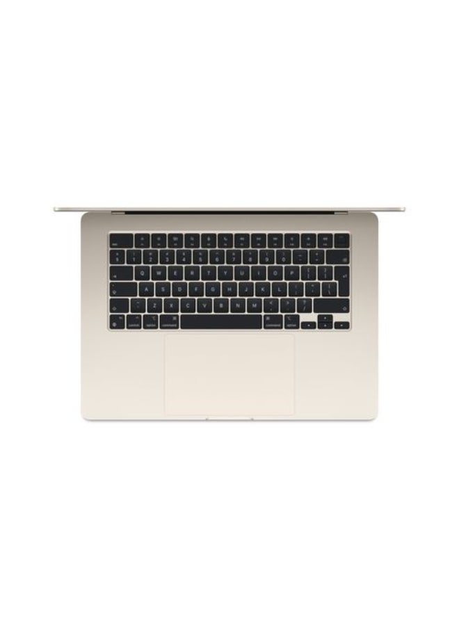 MacBook Air MC9F4 Laptop With 15.3-Inch Display, M3 chip 8-core CPU and 10-core GPU Processor/16GB RAM/256GB SSD/macOS English/Arabic Starlight - pnsku/N70126839V/45/_/1730809804/cedc16a3-c791-4e6b-995b-7720e4330191