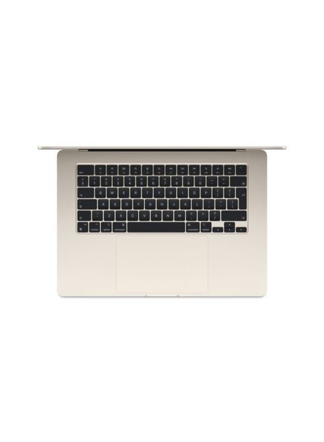 Apple - MacBook Air MC9F4 Laptop With 15.3-Inch Display, M3 chip 8-core CPU and 10-core GPU Processor/16GB RAM/256GB SSD/macOS English/Arabic Starlight - Image 1