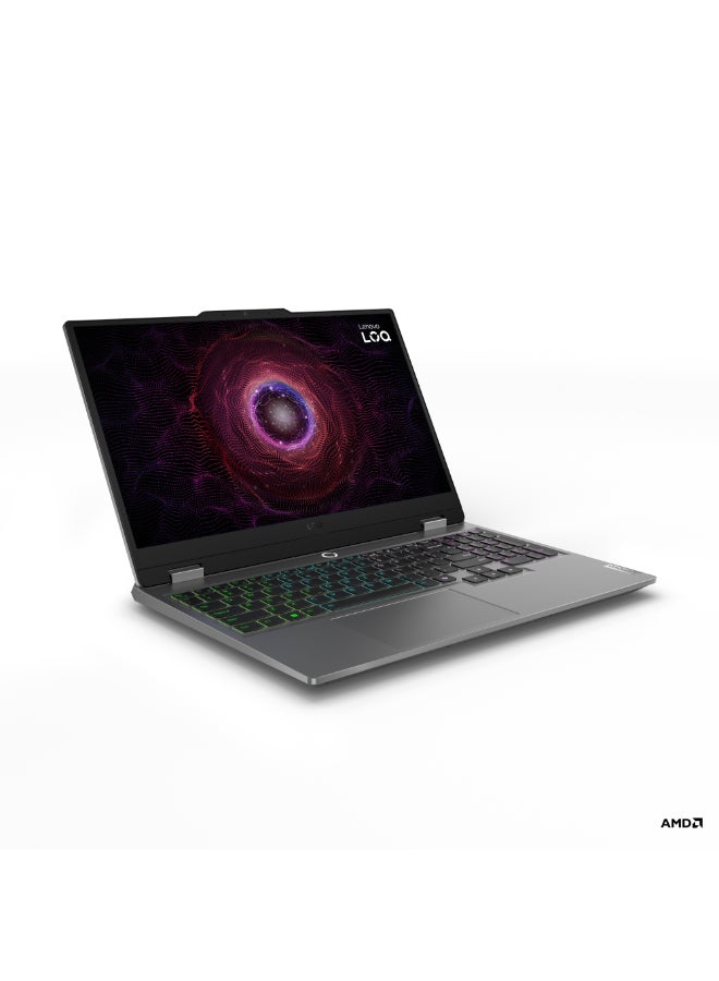 Lenovo LOQ Laptop With 15.6-Inch Display, Ryzen 5 7235HS Processor/12GB RAM/512GB SSD/6GB NVIDIA GeForce RTX 3050 Graphics/Windows 11 English/Arabic Luna Grey  - Image 2