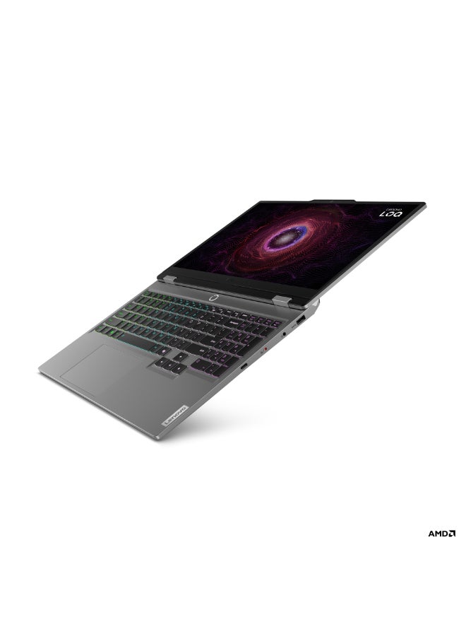 Lenovo LOQ Laptop With 15.6-Inch Display, Ryzen 5 7235HS Processor/12GB RAM/512GB SSD/6GB NVIDIA GeForce RTX 3050 Graphics/Windows 11 English/Arabic Luna Grey  - Image 5