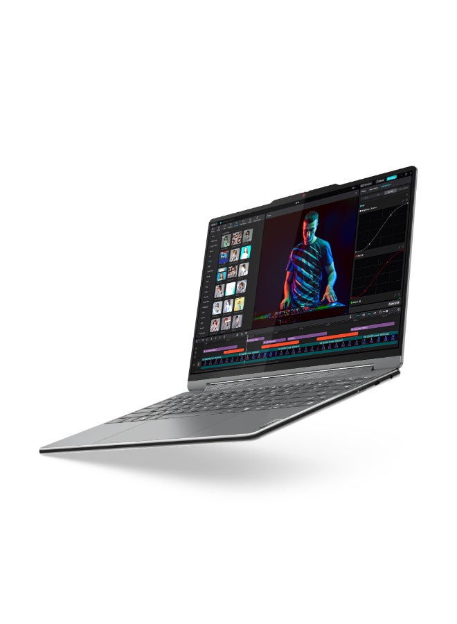 لينوفو Yoga 9 Laptop With 14-Inch Display, Core Ultra 7 155U Processor/16GB RAM/1TB SSD/Intel Arc Graphics/Windows 11 English/Arabic Luna Grey  - Image 4