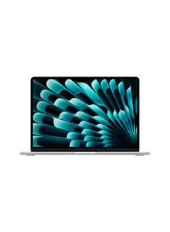 Apple MacBook Air Laptop With 13.6-Inch Display, M3 chip 8-core CPU and 8-core GPU Processor/16GB RAM/256GB SSD/macOS English/Arabic Silver  - Image 1