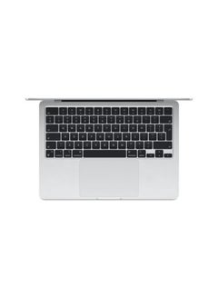 Apple MacBook Air Laptop With 13.6-Inch Display, M3 chip 8-core CPU and 8-core GPU Processor/16GB RAM/256GB SSD/macOS English/Arabic Silver  - Image 2