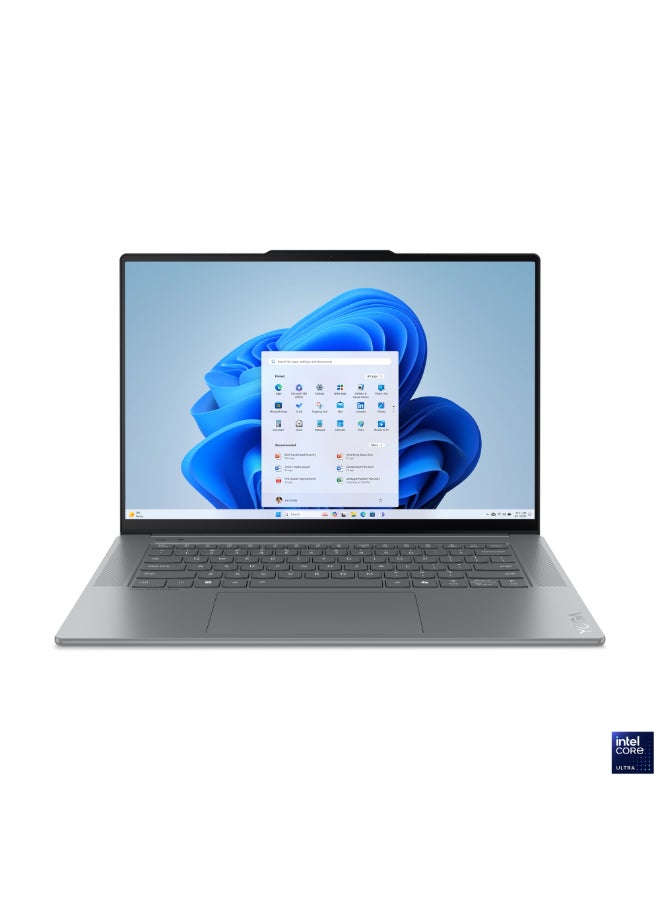 Yoga Slim 7 Laptop With 15.3-Inch Display, Core Ultra 7 256V Processor/16GB RAM/1TB SSD/Intel Arc Graphics/Windows 11 English/Arabic Luna Grey