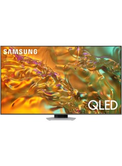 سامسونج Samsung 65 Inch TV Quantum Processor 4K QLED - QA65Q80DAUXEG Eclipse Silver  - Image 1