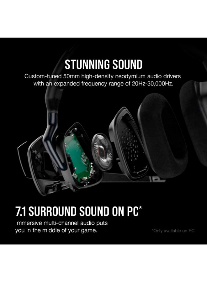 CORSAIR Corsair Void Rgb Elite Wireless On Ear Headphones With Mic (Carbon Black)  - Image 3
