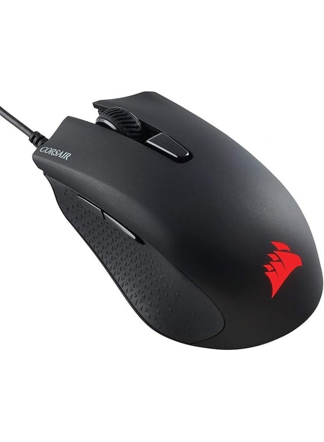 CORSAIR Harpoon Pro RGB, FPS/MOBA Gaming Wired Mouse, 12000 DPI Optical- Black  - Image 1