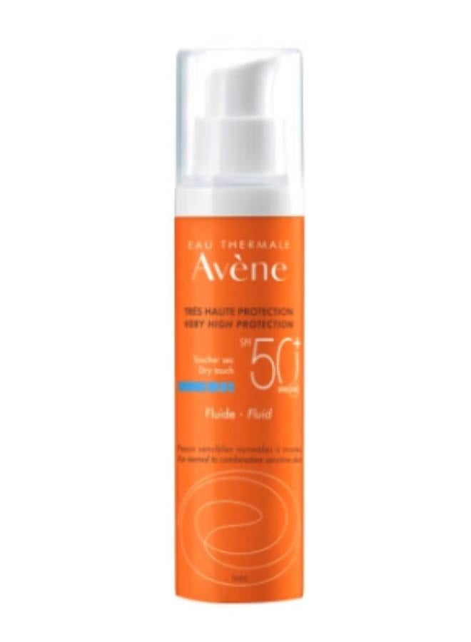 آفين Fluide SPF 50+ Sunscreen + Urearepair Plus 5% Urea Hand Cream With Ceramides Dry And Rough Skin 50ML+75MLml  - Image 3
