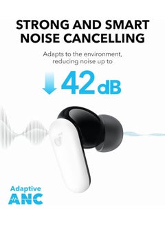 P30i by Anker Noise Cancelling Earbuds, Strong and Smart Noise Cancelling, Powerful Bass, 45H Playtime, 2-in-1 Case and Phone Stand, IP54, Wireless Earbuds, Bluetooth 5.4, App Control White - pnsku/N70126877V/45/_/1730789202/a4d05e26-8fc2-459a-a799-b343c17d68b7