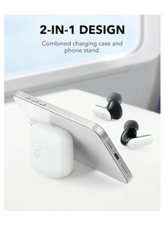 P30i by Anker Noise Cancelling Earbuds, Strong and Smart Noise Cancelling, Powerful Bass, 45H Playtime, 2-in-1 Case and Phone Stand, IP54, Wireless Earbuds, Bluetooth 5.4, App Control White - pnsku/N70126877V/45/_/1730789204/86c42d55-351e-4508-b55c-98516ed47979