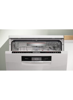 بوش Series 8 Free-standing Dishwasher, 13 Place Settings, Remote Start, HygienePlus 60 cm SMS8ZDW86M White  - Image 2