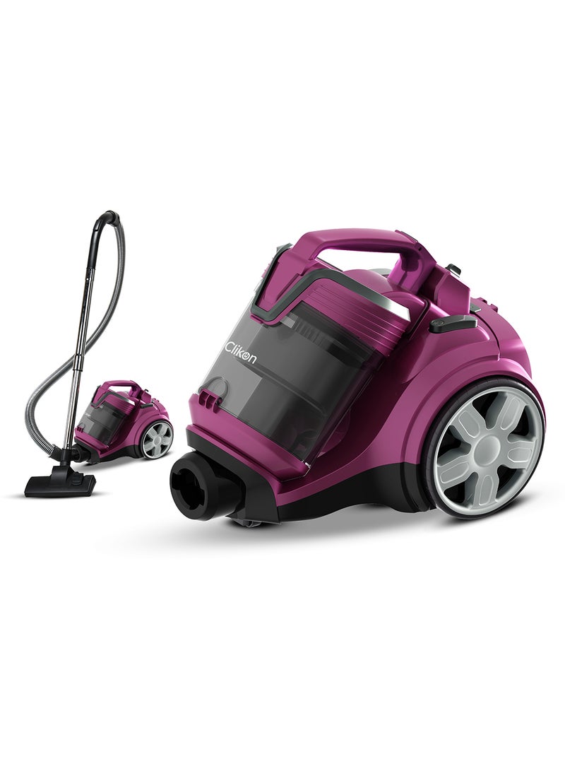 Clikon Dust Buster Bagless Vacuum Cleaner 1800 W CK4426 Purple - Image 1