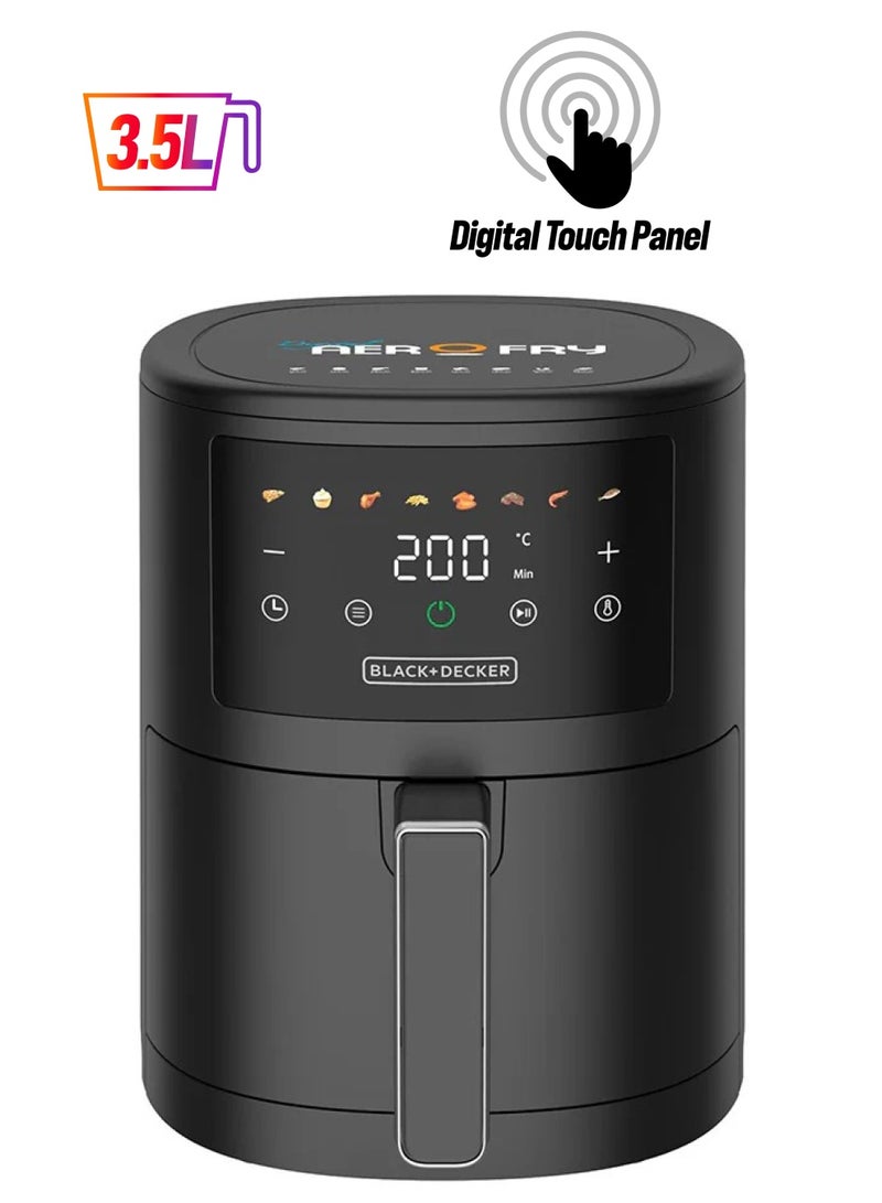 BLACK+DECKER - AerOfry Digital Air Fryer 3.5 L 1500 W AF3500 black - Image 1