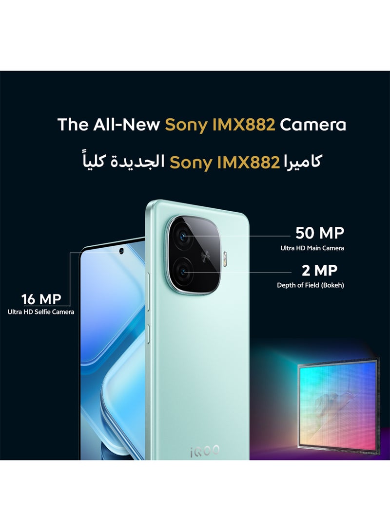 iQOO - Z9 5G Dual SIM Phantom Black 12GB RAM 256GB with IQOO Gaming Sleeves 24M Warranty And 1 Year Screen Replacement - Middle East Version - Image 1