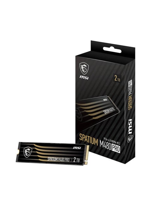 SPATIUM M480 PRO PCIe Gen4x4 M.2 2280 Internal SSD, 2TB Capacity, Up to 7400 MB/s Sequential Read & 7000 MB/s Sequential Write Speed, 1400 TBW, 3D NAND | S78-440Q600-P83 2 TB