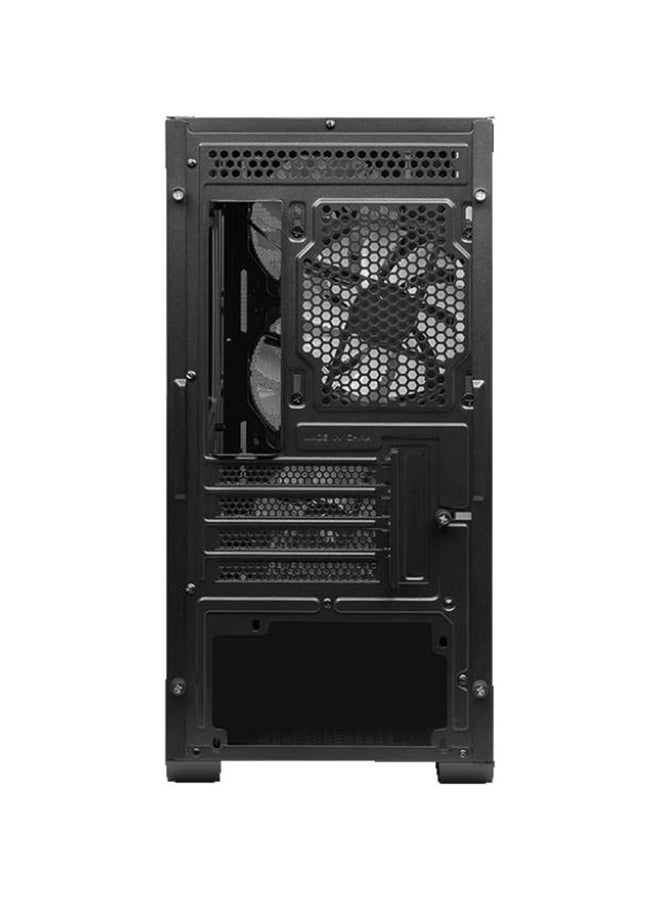 MSI MAG FORGE M100R Micro ATX Tower Gaming PC Case, Tempered Glass Panel, 4 x 120mm ARGB Fans, Up to 240mm Radiator Support, USB 3.2 Gen 1 Type-A, Magnetic Dust Filter, 306-7G20R21-809 Black  - Image 4
