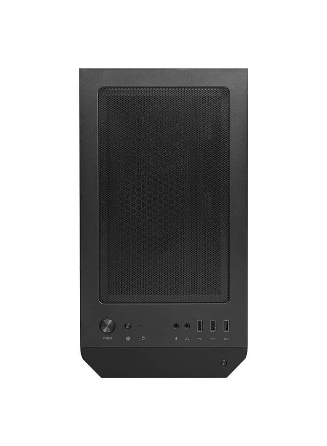 MSI MAG Forge M100A Micro ATX Tower Case, Up to 240mm Radiator Support, 4 x 120mm Pre-Installed Auto-RGB Fans, Side Window & Front Mesh Panel, 2 x USB 2.0, 2 x USB 2 Gen 1, 306-7G20A21-809 Black  - Image 3