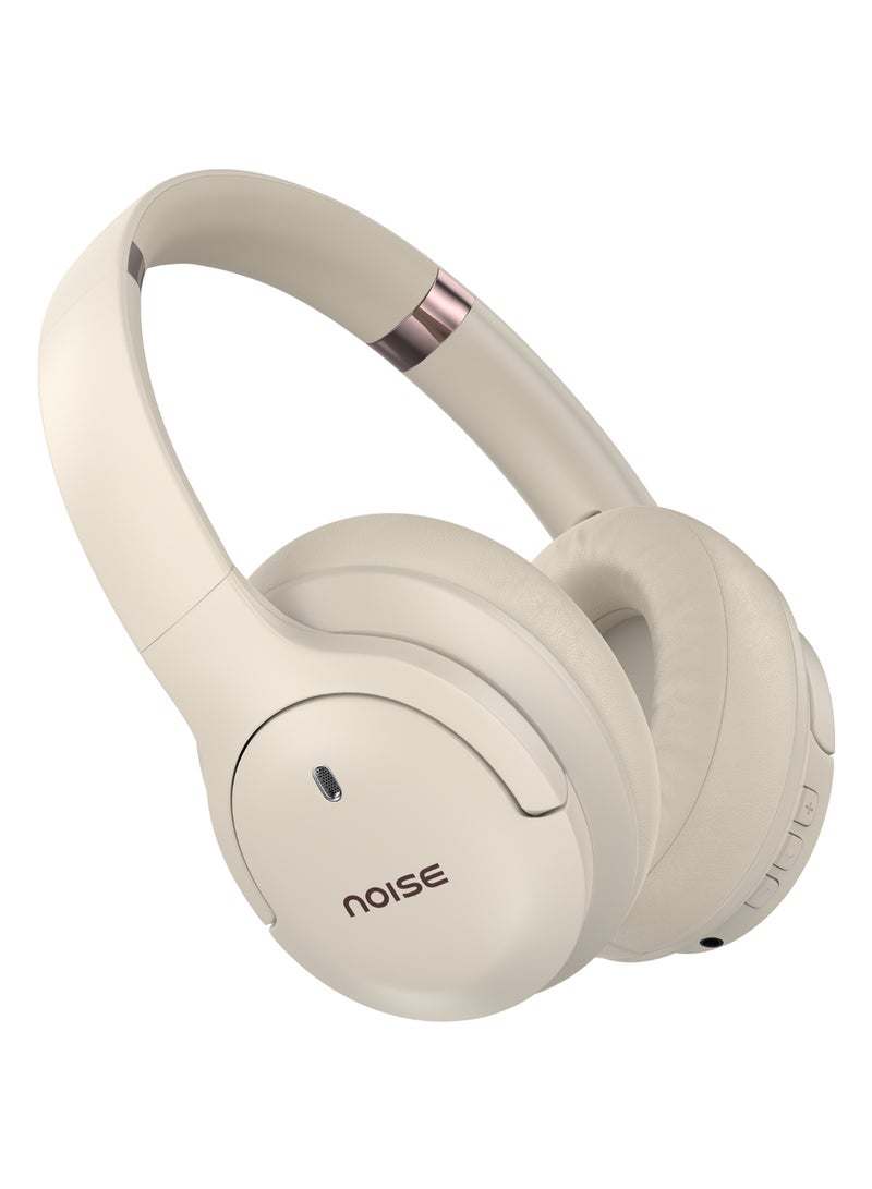 Noise Newly Launched 4 Wireless Over-Ear Headphones with 70H Playtime, ENC, 40mm Driver, Low Latency(up to 40ms), Dual Pairing, BT v5.4 Calm Beige - Image 1