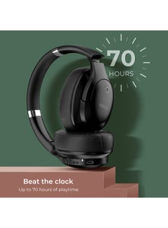 Noise Newly Launched 4 Wireless Over-Ear Headphones with 70H Playtime, ENC, 40mm Driver, Low Latency(up to 40ms), Dual Pairing, BT v5.4 Carbon Black  - Image 3