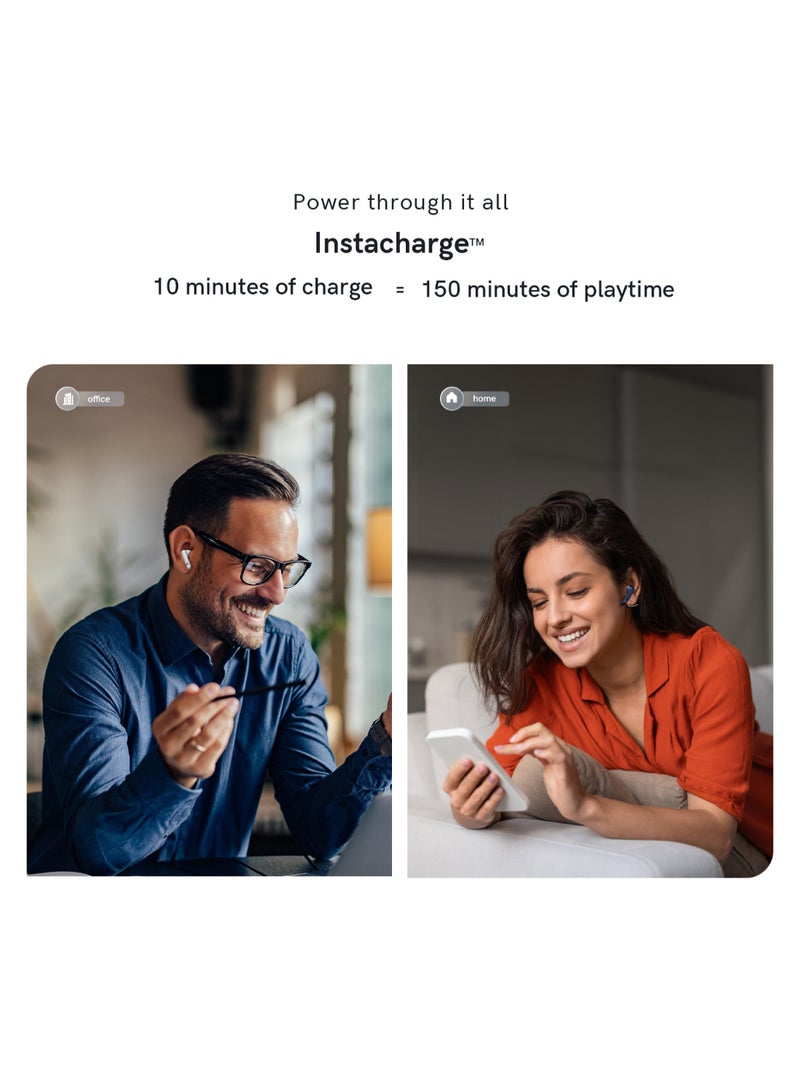 Aura Buds in-Ear Truly Wireless Earbuds with 60H of Playtime, Quad Mic with ENC, Dual Device Pairing, Instacharge(10 min=150 min),12mm Polymer Composite Driver,BT v5.3 Aura Blue - pnsku/N70126912V/45/_/1730792983/7cc124be-c16c-467d-9e7e-5645d4e5d39c