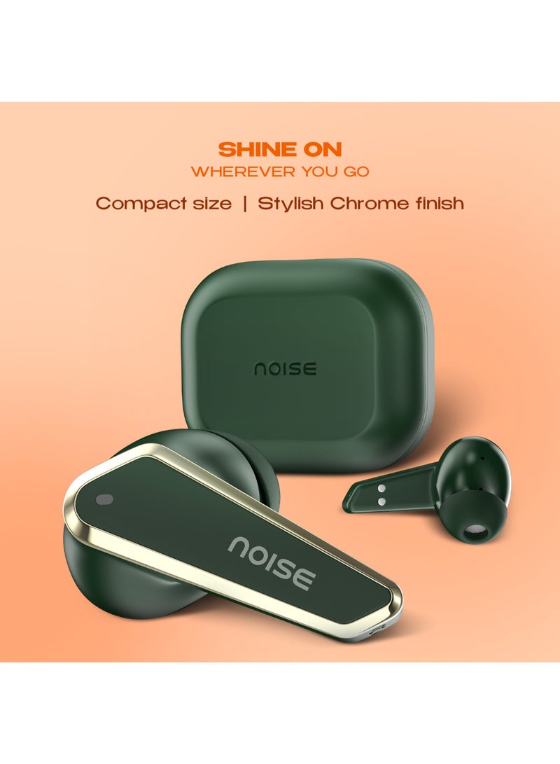 Noise - Buds N1 in-Ear Truly Wireless Earbuds with Modern Chrome Finish, 40H of Extended Playtime, ENC for Call Clarity, Ultra Low Latency(up to 40 ms), Compact and Convenient, BT v5.3 Forest Green - Image 1