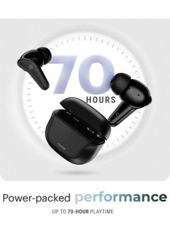 Noise Buds VS102 Pro Truly Wireless Earbuds with 70 Hours of Extended Playtime, Clear Calling With Quad Mic ENC, BT v5.3, Disturbances Cancelled Up To 25dB with ANC Jet Black  - Image 5