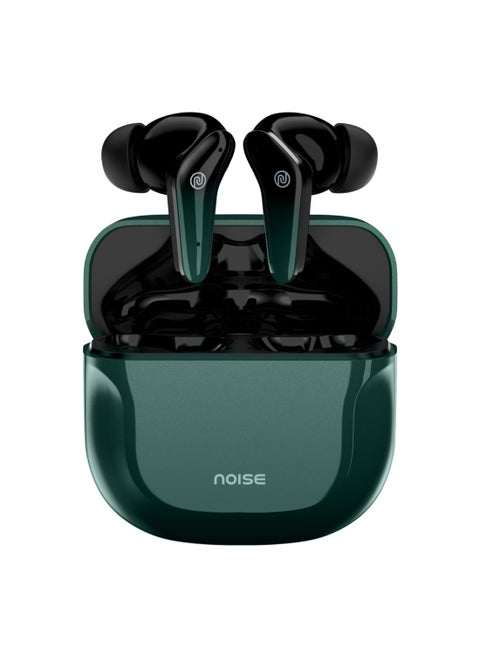 Buds VS102 Pro Truly Wireless Earbuds with 70 Hours of Extended Playtime, Clear Calling With Quad Mic ENC, BT v5.3, Disturbances Cancelled Up To 25dB with ANC Aurora Green