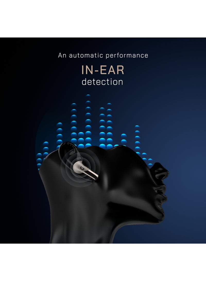 Newly Launched Buds Xero Truly Wireless in-Ear Earbuds with Adaptive Hybrid ANC Up to 50dB to Detect Sound Environment, in-Ear Detection, Sound+ Algorithm, 12.4MM Driver, BT v5.3 Chrome Beige