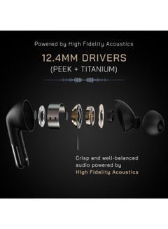 Noise Newly Launched Buds Xero Truly Wireless in-Ear Earbuds with Adaptive Hybrid ANC Up to 50dB to Detect Sound Environment, in-Ear Detection, Sound+ Algorithm, 12.4MM Driver, BT v5.3 Chrome Blue  - Image 4
