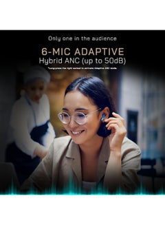 Noise Newly Launched Buds Xero Truly Wireless in-Ear Earbuds with Adaptive Hybrid ANC Up to 50dB to Detect Sound Environment, in-Ear Detection, Sound+ Algorithm, 12.4MM Driver, BT v5.3 Chrome Blue  - Image 5