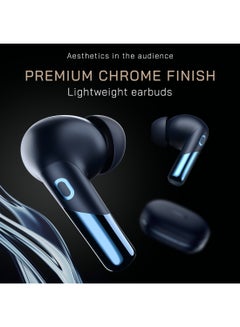 Noise Newly Launched Buds Xero Truly Wireless in-Ear Earbuds with Adaptive Hybrid ANC Up to 50dB to Detect Sound Environment, in-Ear Detection, Sound+ Algorithm, 12.4MM Driver, BT v5.3 Chrome Blue  - Image 3