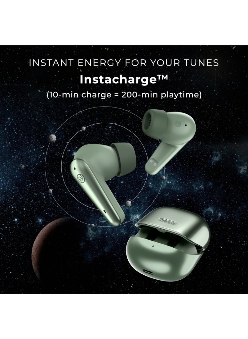 Noise - Buds X Prime in-Ear Truly Wireless Earbuds with 120H of Extended Playtime, ENC for Clear Calling, Instacharge(10 min=200 min),Modern Dual Tone Finish, 11mm Driver, BT v5.3 Sheen Green - Image 1