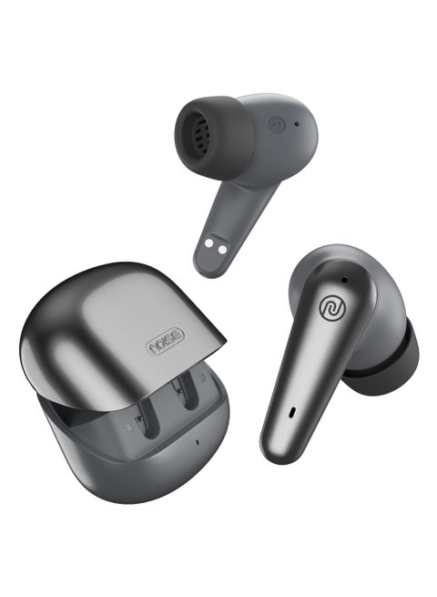 Buds X Prime in-Ear Truly Wireless Earbuds with 120H of Extended Playtime, ENC for Clear Calling, Instacharge(10 min=200 min),Modern Dual Tone Finish, 11mm Driver, BT v5.3 Silver/Grey